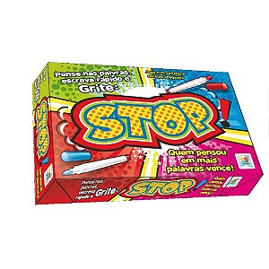 Jogo STOP C/ Cartelas e Roleta 2084 Big Boy