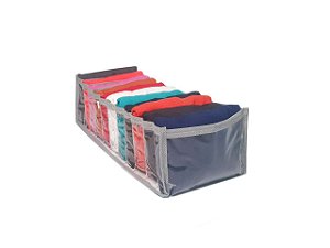 Organizador de Gavetas Colmeia Cinza 10 Nichos 14,5x10x34 123Organizei