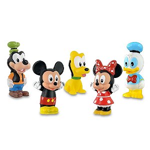 Bonecos Miniaturas Dedoches 6Cm TURMA DO MICKEY 240 Lider