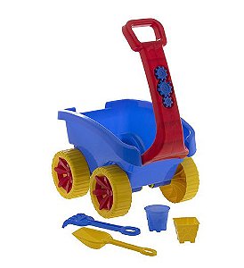 CAMINHÃO BRINQUEDO AZUL CAÇAMBA INFANTIL