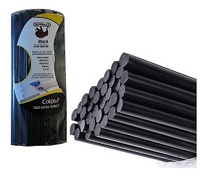 Refil Bastão De Cola Quente Grosso Preto 11x2x30CM 1 KG