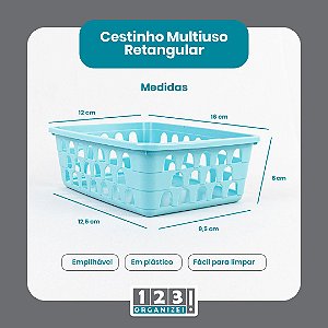 Conjunto de Caixas de Plástico Organizadoras 9,8 L com Tampa Empilhável 2  Peças - Loja Plasútil