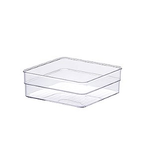 Organizador de Gavetas Diamond 15x15x5,2Cm Transparente 937 Paramount