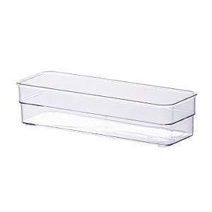 Organizador de Gavetas Diamond 22,5x7,5x5,2Cm Transparente 935 Paramount