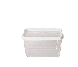 Pote Para Alimentos Retangular 2.400 ML 20x13,5x12 Cm