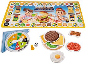 Jogo Pizzaria Maluca Jogo de Tabuleiro Brinquedo Educativo de