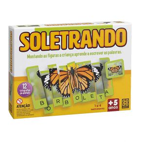 Jogo Didatico Educativo Infantil Soletrando 1690 Grow