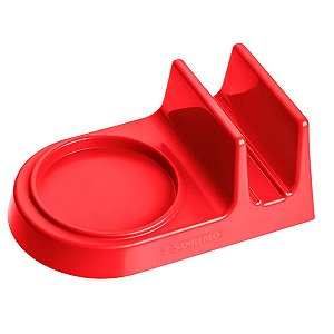Porta Esponja e Detergente Vermelho 16,5x6,5x10,4 Cm