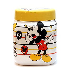 Pote Organizador Multiuso Estampa Mickey 500ml 11cm C/ Tampa