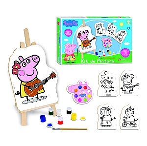 Kit de Atividades Educação Infantil Peppa Pig Jogo Memória Pintura Dominó  Cordenação Brinquedo Educativo - Nig 0527 em Promoção na Americanas