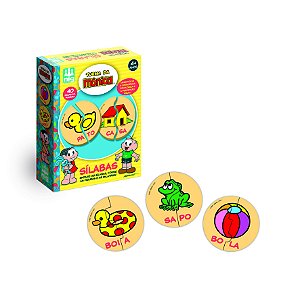 Kit 4 Jogos Educativos 4+ Anos Coleção Crescer: Sílabas + Alfabeto