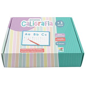 Brinquedo Infantil Educativo Aprendendo Caligrafia Baby 12Pç