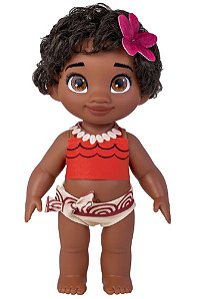 Boneca Busto Da Moana C/ Acessórios Disney Infantil Penteado - Dupari