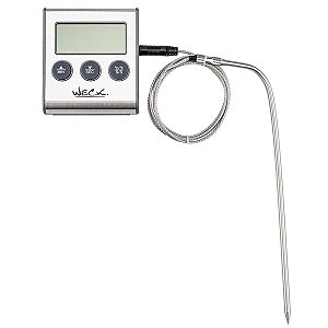 Termômetro e Timer Digital Com Espeto e Fio -50 A 300C