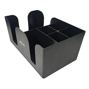 Organizador de Mesa e Bar Profissional 24x15x11Cm Preto Weck