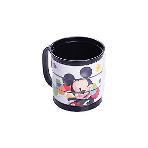 Caneca Divertida Mickey 360Ml Com Anel Giratório 014468 Plasútil