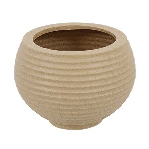 Vaso Bromelia 32x32 Cm Granito Areia Resistente Leve Vasart