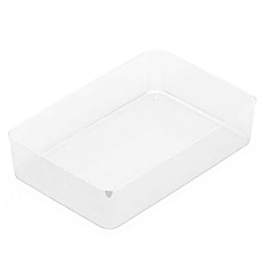 Organizador de Gavetas Modular Multiuso Retangular Branco