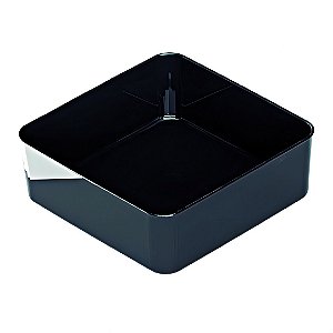 Organizador de Gavetas Modular Multiuso Quadrado Preto