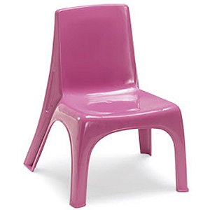Cadeira Poltrona Infantil Educativa Confort De Plástico Rosa