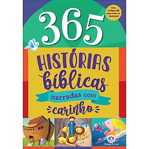 Livro 365 Histórias Biblicas Narradas Com Carinho 23x16 Cm