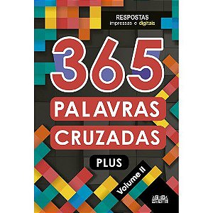 Livro 365 Palavras Cruzadas Plus Ativ. Passatempo Volume II