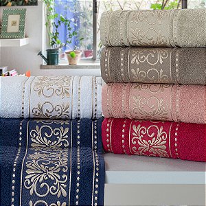 Toalha De Banho Macia Colors Algodão Vicenza 74x1,50 mts