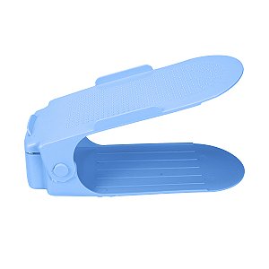 Organizador de Sapato Reforçado com Regulagem de Altura Azul