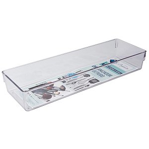 Organizador Gavetas Multiuso Acrílico Empilhável 34,8x11x5Cm
