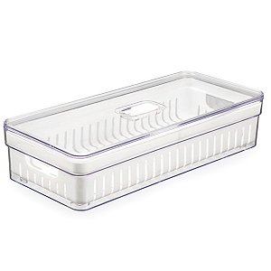 Organizador de Alimentos e Frutas 3,6 Litros 33 Cm Com Cesta
