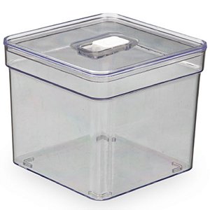 Organizador de Alimentos e Frutas 2,8 Litros 14 Cm Com Tampa