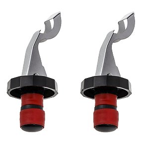 Kit 2 Tampas Para Vedação de Garrafa 9x3,5Cm 6241 Weck