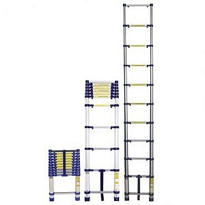 Escada Telescópia Everest Aluminio 10 Degraus MOR