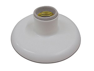 Plafon Branco para 1 Lâmpada Bocal E-27