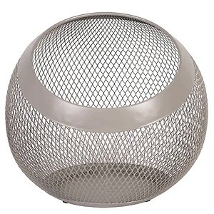 Fruteira Cesto Rack Redonda de Mesa Gelo 24x21 Cm Copa & Cia