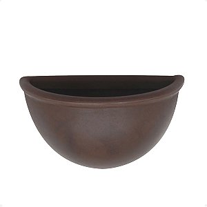 Vaso de parede Jardim Vertical Liso 34x20 cm Rusty vasart