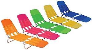 Cadeira Espreguiçadeira PVC Várias Cores Mor