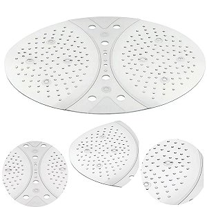 Tapete Box Banheiro 42x53cm Antiderrapante Ventosa Hidro