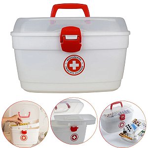 Maleta de Primeiros Socorros Com Bandeja Paramount Tamanho M