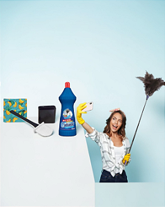 Combo Limpeza Prática – Kit Completo com Espanador, Pano e Multiuso