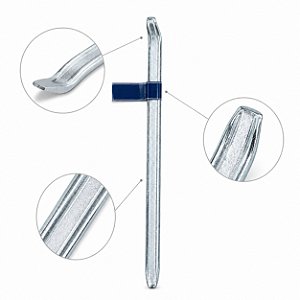 Espátula Chata Pneu Borracheiro 50cm Aço Desmontar Pneus 20"
