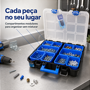 Caixa de Ferramentas Organizadora Modular Ultra Box 7003