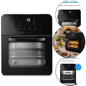 Air Fryer Forno 10L 1400W Digital 110V Style Oven Fry