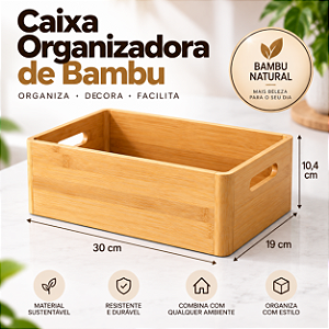Caixa Organizadora Cozinha Despensa Sala Quarto Banheiro 30x19