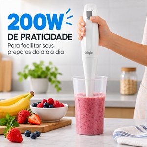Mixer De Mão 200w Compacto Leve E Ergonômico MIX1001 Elgin