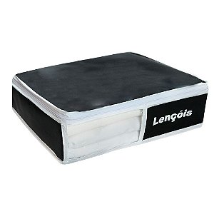 Organizador de Lençóis Nylon Preto 923 VB Home