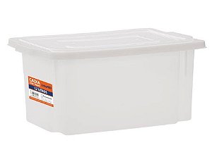 Caixa 12 L C/Tampa Linha Pro Branco Paramount