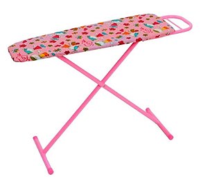 Mesa de Passar Roupa Pratica Infantil Rosa Brinq. Oliveira