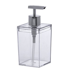 Porta Sabonete Líquido Cristal Quadratta 400ml 1555 Paramount