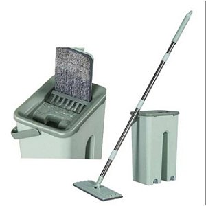 Flat Mop C/ Balde e C/ 1 Refil Grátis UD474 123Util